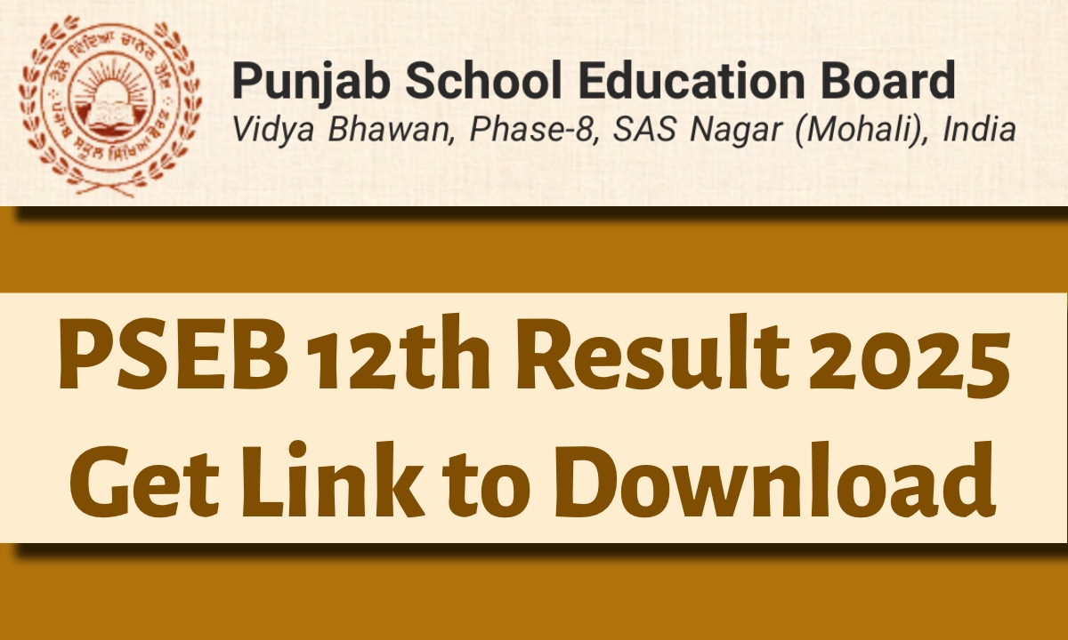 PSEB 12th Result 2025