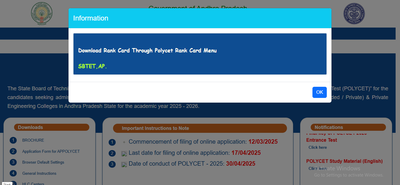 AP POLYCET Results 2025