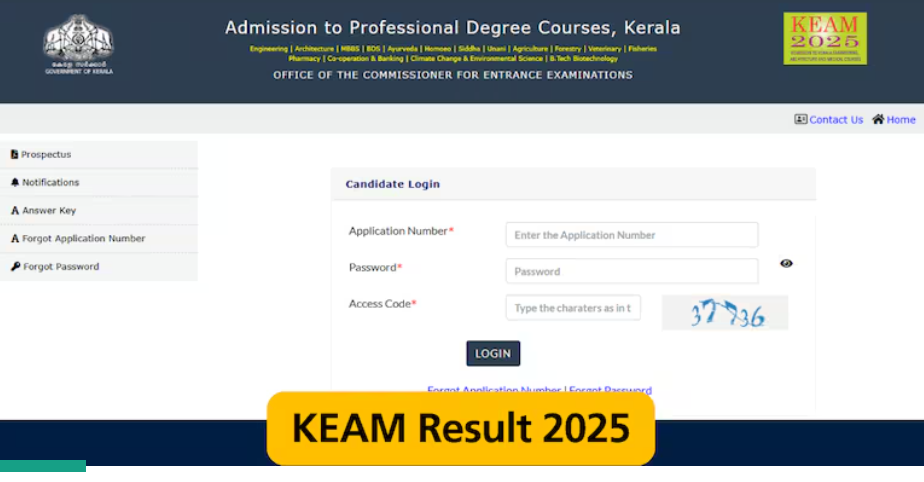 KEAM Result 2025